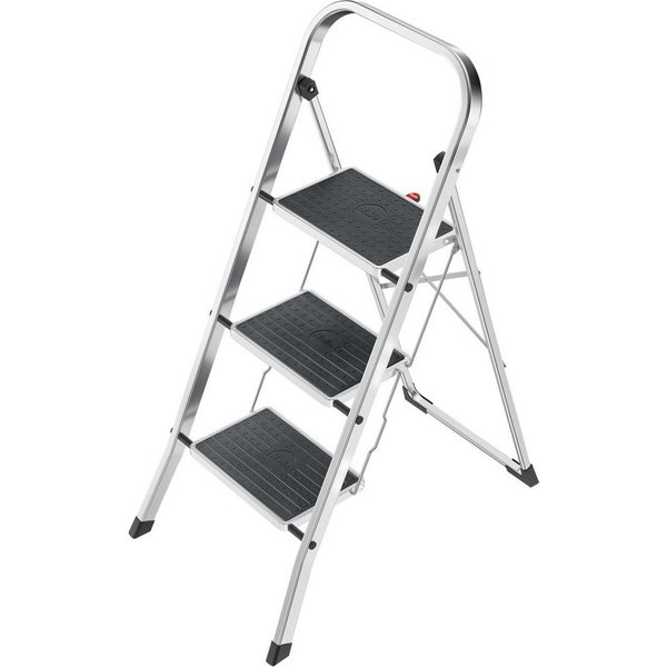 Hailo Trittleiter "K70 StandardLine", 3 Stufen, aus Aluminium