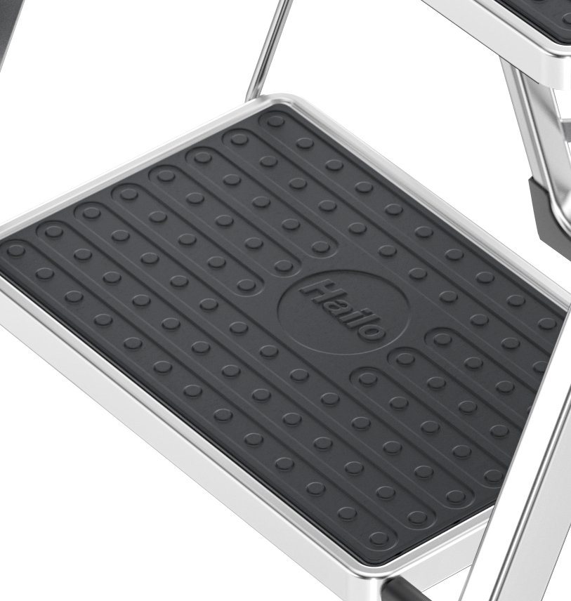 Hailo Trittleiter "K70 StandardLine", 3 Stufen, aus Aluminium – Bild 4 von 5