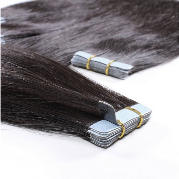 hair2heart Echthaar-Extension Premium Rohhaar Tape Extensions 60cm