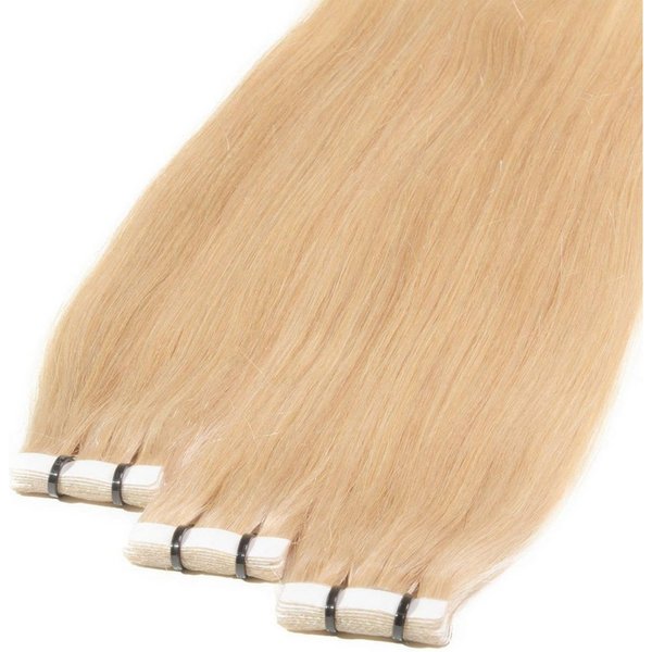 hair2heart Echthaar-Extension Premium Tape Extensions #9/0 Lichtblond 40cm