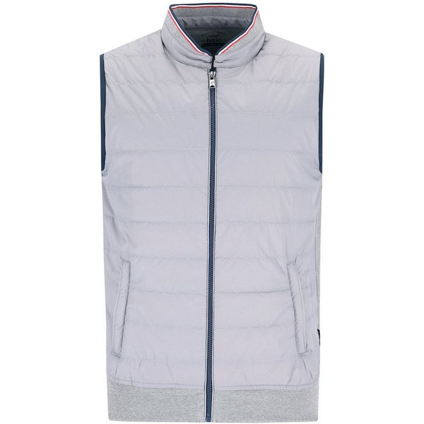 Hajo Kurzweste Sweatweste in Materialmix