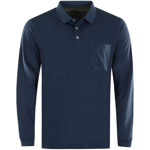 Hajo Langarm-Poloshirt