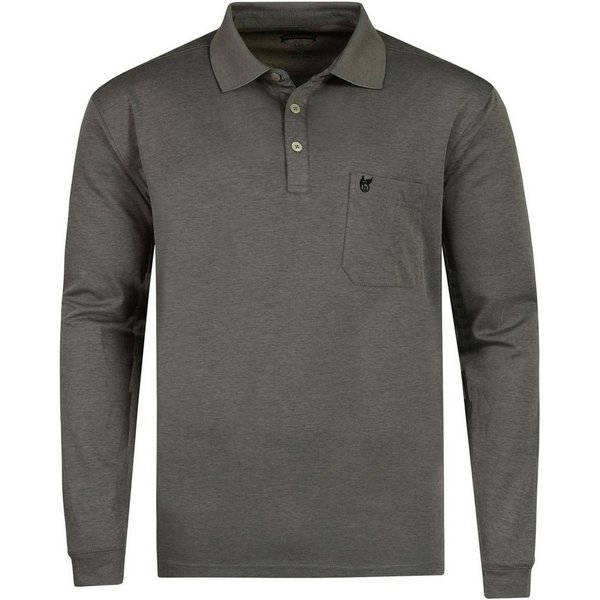 Hajo Langarm-Poloshirt