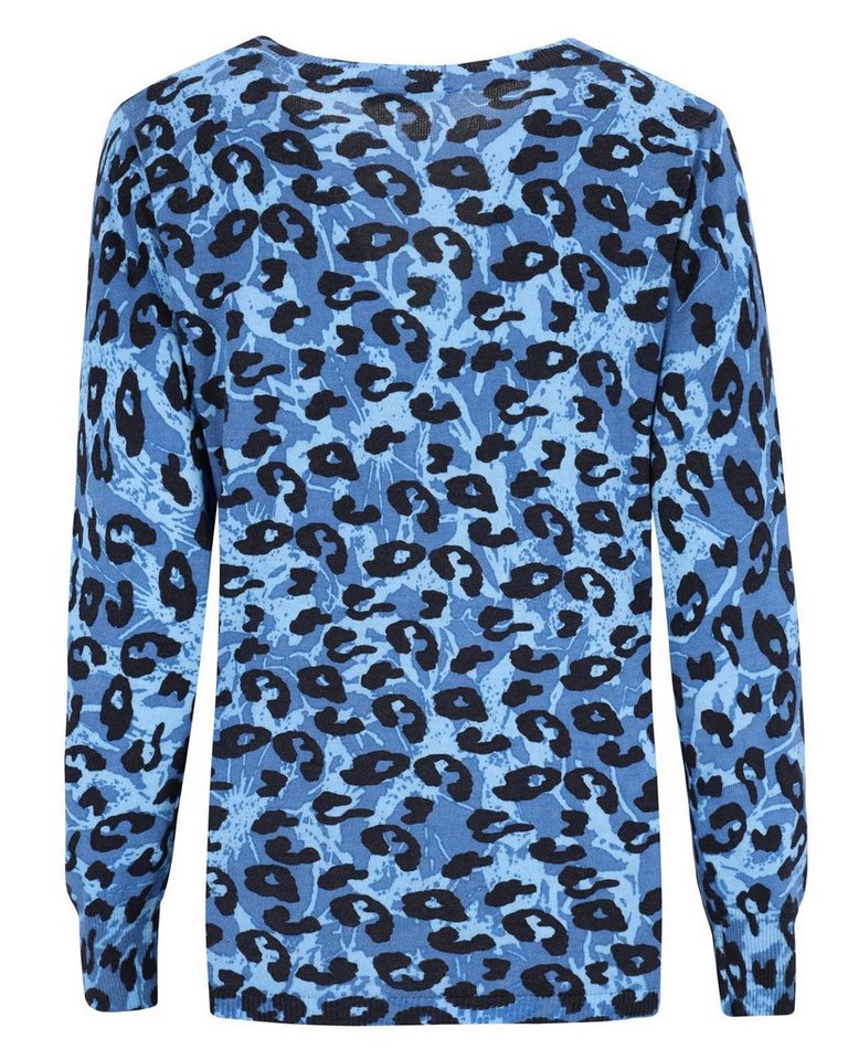 Hajo Rundhalspullover Pullover mit Animalprint – Bild 3 von 5