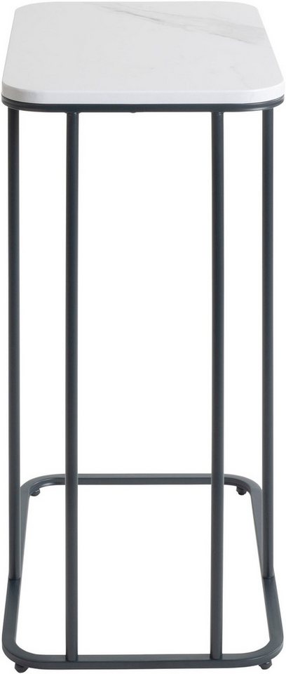 HAKU Beistelltisch Sofatisch, Wohnzimmertisch (1-St), rechteckig - aus Metall Anthrazit B/T/H 45/30/67 cm – Bild 5 von 5