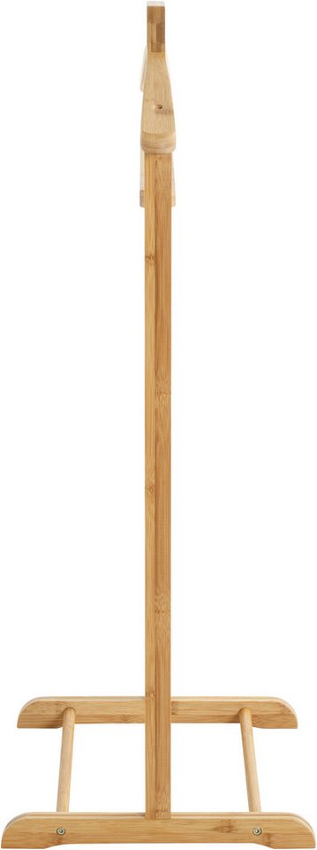 HAKU Herrendiener Anzugständer, Dressboy, Kleiderboy, Kleiderbutler, Stiller Diener, (1 St), freiform - aus Bambus natur -B/T/H 48/36/97 cm – Bild 5 von 5