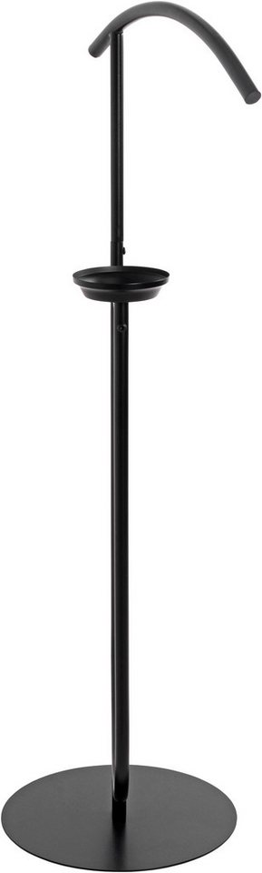 HAKU Herrendiener Anzugständer, Dressboy, Kleiderboy, Kleiderbutler, Stiller Diener, (1 St), freiform - aus Metall schwarz -B/T/H 45/34/116 cm – Bild 5 von 5