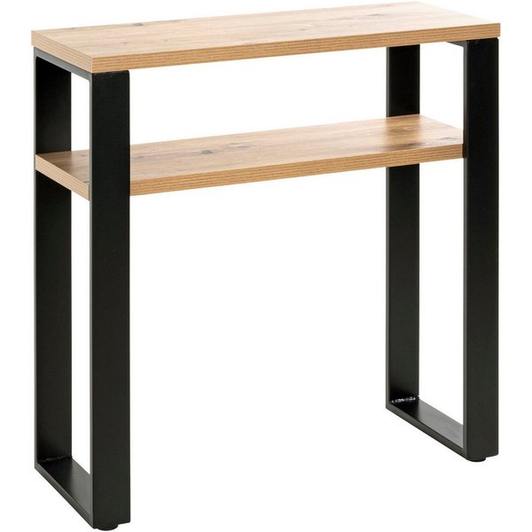 HAKU Konsolentisch Beistelltisch (1-St), rechteckig - aus MDF Braun B/T/H 70/28/75 cm