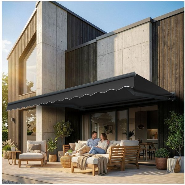 Eclipse Halbkassettenmarkise Kassettenmarkise Eclipse Standard manuell 2,5x2m