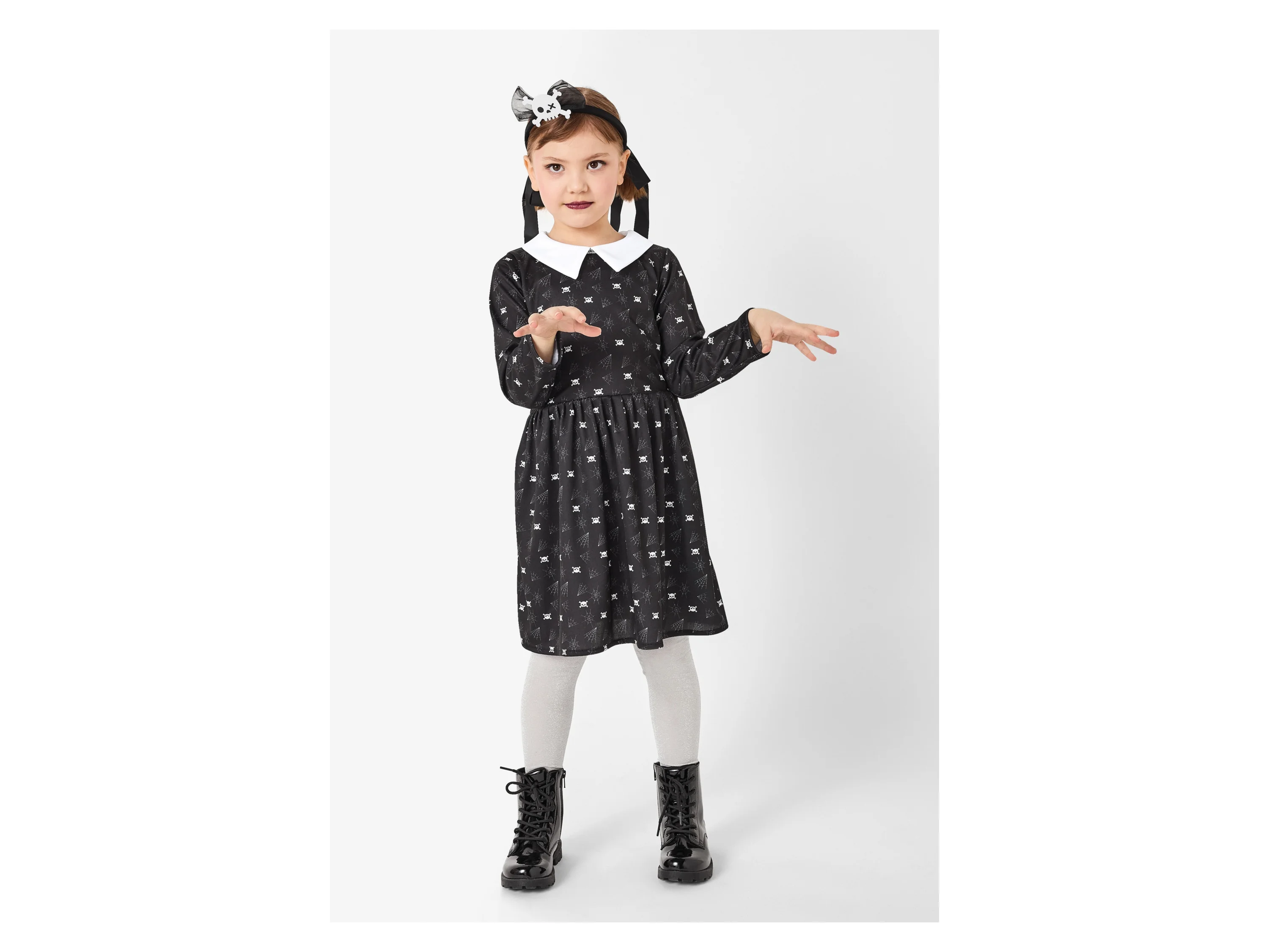 Halloween Kinder Kostüm (Schulmädchen, 122/128) – Bild 3 von 4