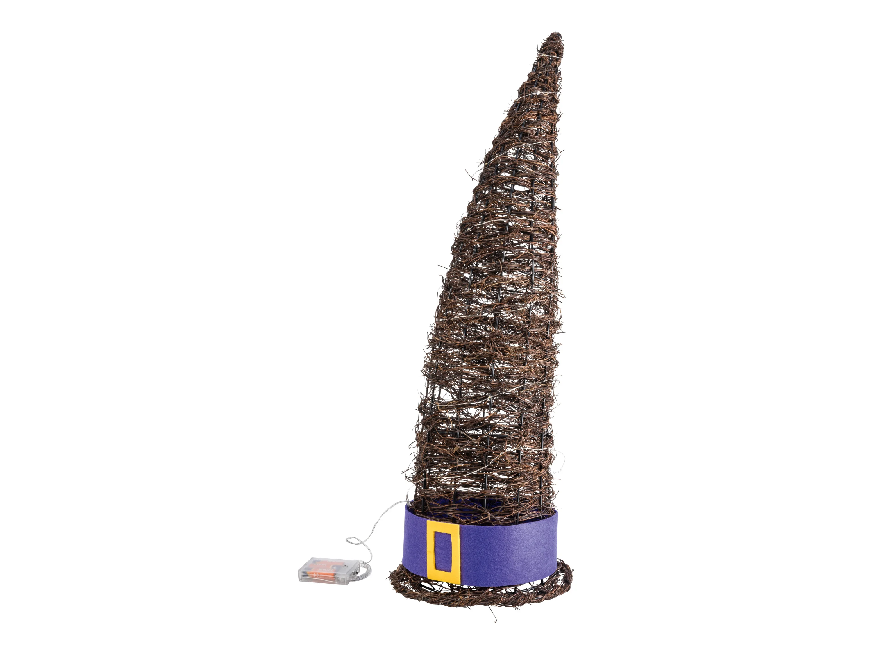 Halloween LED-Hexenbesen /-Hexenhut – Bild 2 von 2