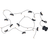 Halloween Lichterkette, mit Timerfunktion (Fledermäuse)