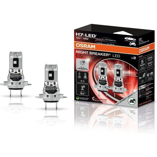 Osram Halogenlampe OSRAM NIGHT BREAKER LED SPEED H7 450, LED