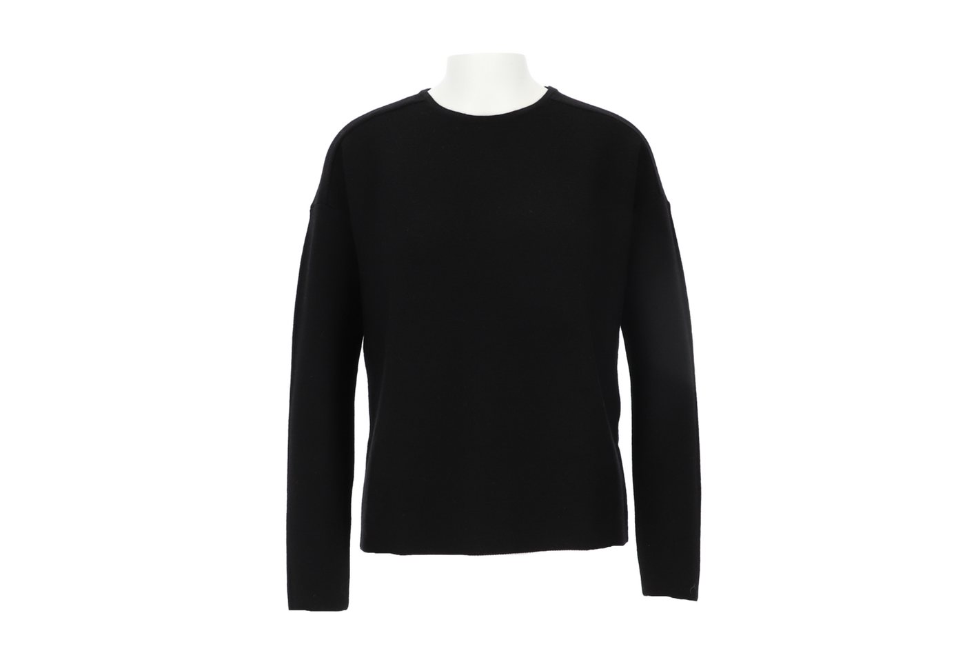halsüberkopf Accessoires Strickpullover Feinstrick mit Rundhals aus Merinowolle – Bild 2 von 4