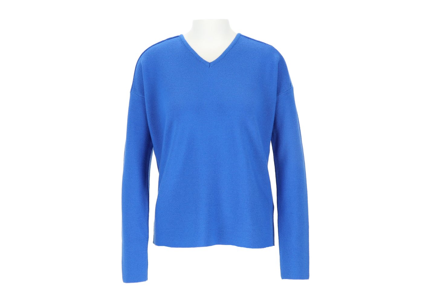 halsüberkopf Accessoires Strickpullover mit V-Ausschnitt aus Merinowolle – Bild 2 von 4
