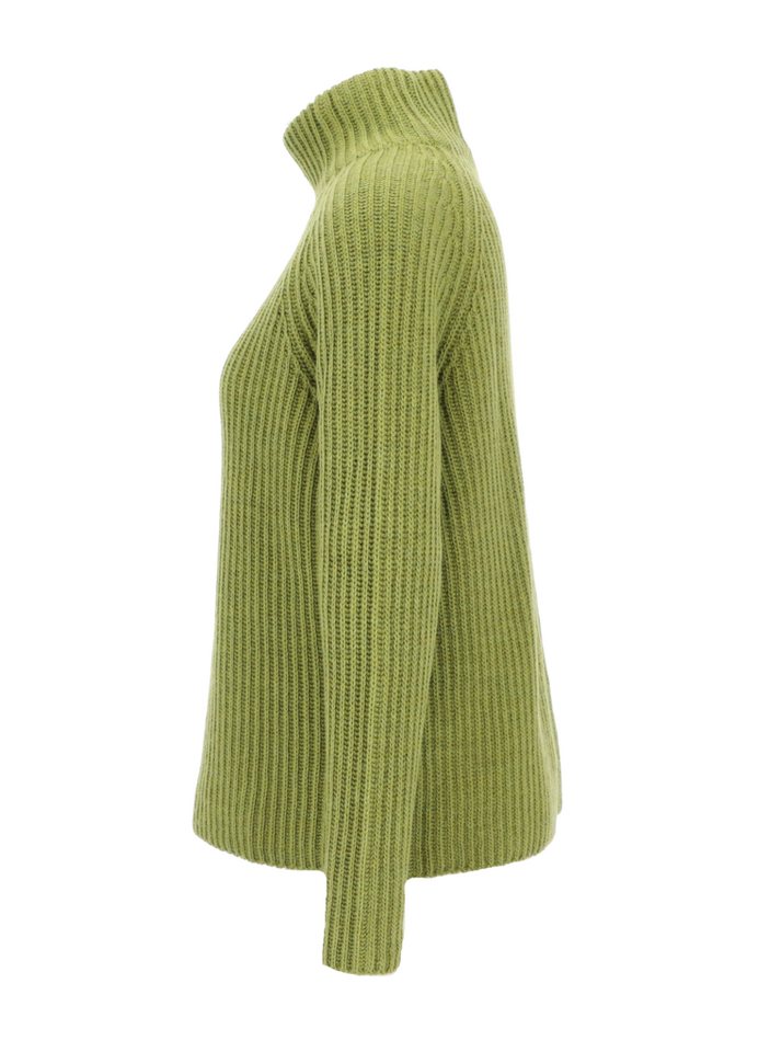 halsüberkopf Accessoires Strickpullover Stehkragen aus hochwertigem Wollmix! – Bild 3 von 4