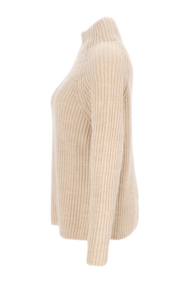 halsüberkopf Accessoires Strickpullover Stehkragen aus hochwertigem Wollmix! – Bild 3 von 4