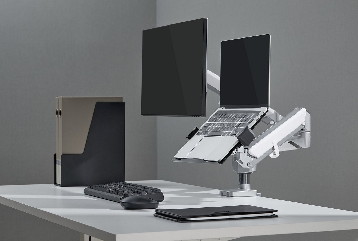HALTERUNGSPROFI Laptop-Ständer Office-LTH2, (bis 17,30 Zoll, Laptophalterung für Monitor Tischhalterung) – Bild 5 von 5