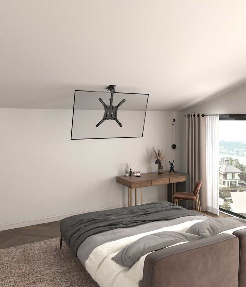 HALTERUNGSPROFI TV-Deckenhalterung CM422L, (bis 55,00 Zoll, Einklappbar, Unterbau-geeignet, für (Dach)Schrägen geeignet) – Bild 4 von 5