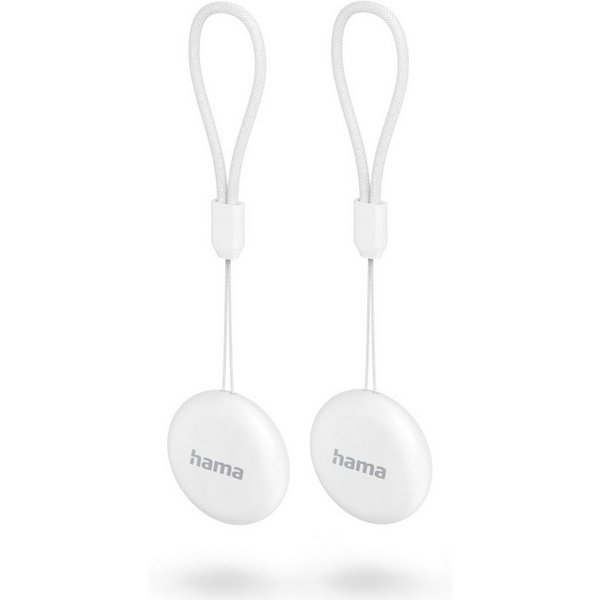 Hama 2 Stück, für Android, Bluetooth, Weiß GPS-Tracker