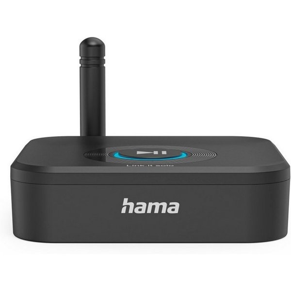 Hama Bluetooth-Adapter (Empfänger für Bluetooth nachrüsten, z.B. HiFi) Bluetooth-Adapter zu 3,5-mm-Klinke, USB Typ C