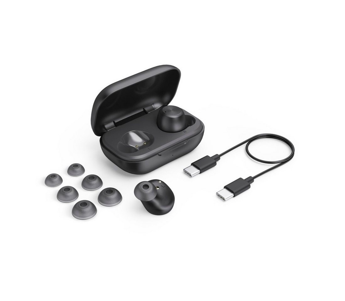 Hama Bluetooth-Kopfhörer kabellos (In-Ear, Equalizer, Mikrofon) wireless In-Ear-Kopfhörer (Google Assistant, Siri, True Wireless, spritzwassergeschützt, Sprachs – Bild 4 von 5