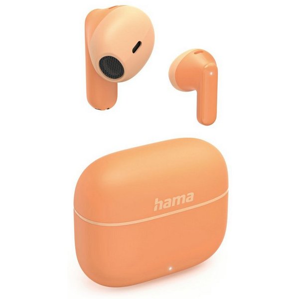 Hama Bluetooth Kopfhörer mit Mikrofon (True Wireless Headset, TWS Earbuds) In-Ear-Kopfhörer (Google Assistant, Siri)