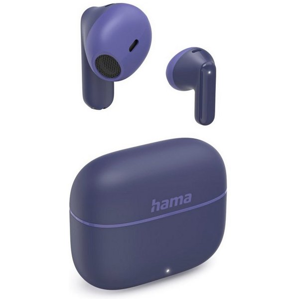 Hama Bluetooth Kopfhörer mit Mikrofon (True Wireless Headset, TWS Earbuds) In-Ear-Kopfhörer (Google Assistant, Siri)