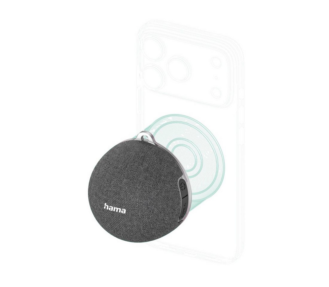Hama Bluetooth-Lautsprecher mit Magnetring und LED-Beleuchtung Lautsprecher (20 W, Magnetring, True-Wireless, LED-Licht, Bluetooth 6.0, Akku) – Bild 4 von 5