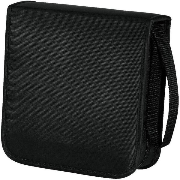 Hama CD-Hülle CD, DVD, Blu-ray Tasche, Schwarz, Hülle, Wallet, Mappe für 40 Discs