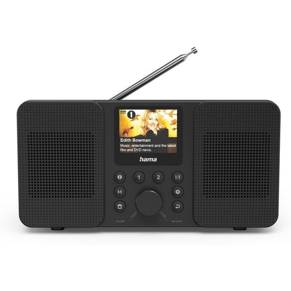 Hama Digitalradio (DAB+, Internetradio, Bluetooth® RX, App) Digitalradio (DAB) (Digitalradio (DAB), Internetradio)