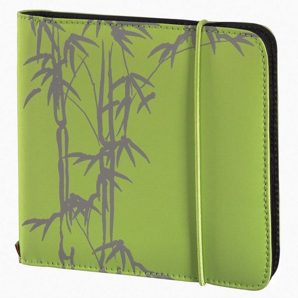 Hama DVD-Hülle CD DVD Blu-ray Tasche, Schutzhülle Up to Fashion für 24 Discs, Grün