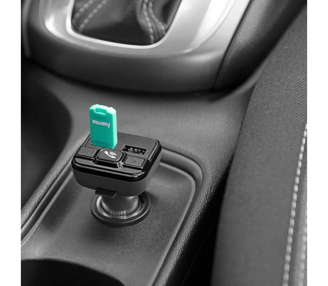 Hama FM-Transmitter mit Bluetooth®- und Freisprechfunktion Transmitter Bluetooth-Adapter zu USB 2.0 – Bild 4 von 5