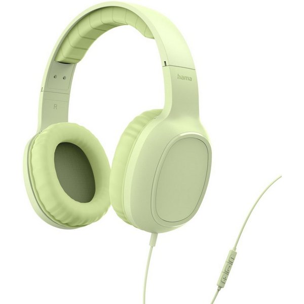 Hama Fun C, On-Ear USB-C Mikrofon, Grün Kopfhörer (Produkt fällt nicht unter das FuAG)