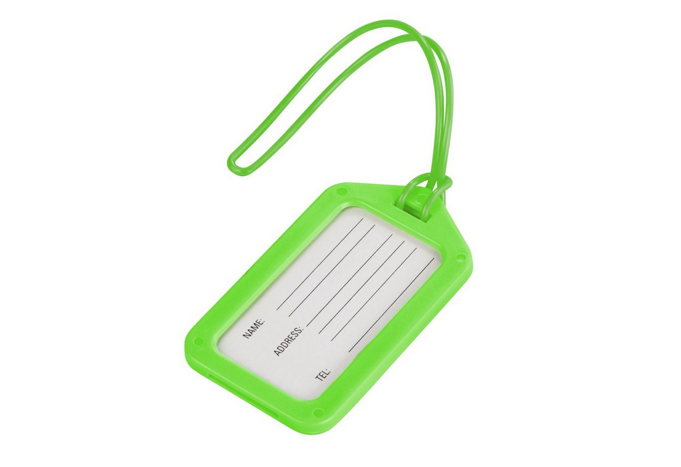 Hama Gepäckanhänger 2er-Set, 9 x 5 cm, Grün (1-St) – Bild 4 von 5