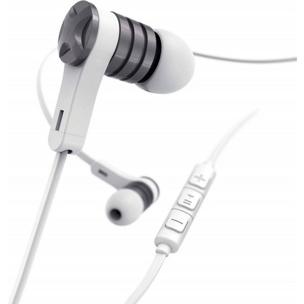 Hama Intense In-Ear Headset 3,5mm Klinke Ohrhörer Smartphone-Headset (Anruffunktion, Mikrofon, Wiedergabe-Steuerung, Lautstärkenreglung, 3,5mm, Mikrofon, Fernbe