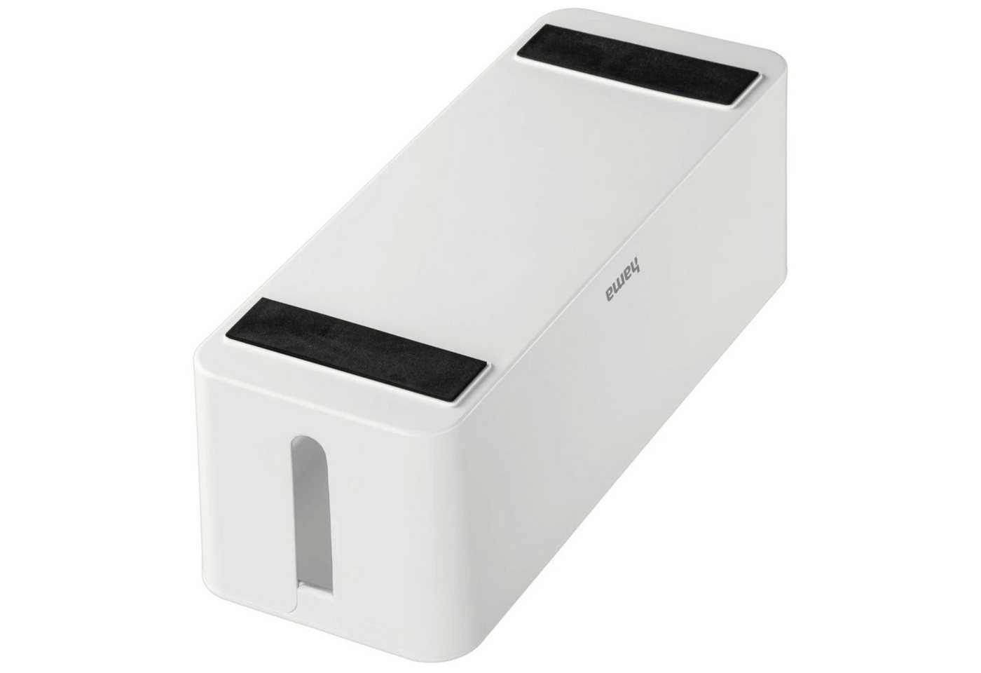Hama Kabelbox Design Kabelbox Weiß Kabelmanager Ladebox, (1x Kabelbox, Aufbewahrung), Kabel-Organizer Strom Ladestation für Zuhause TV PC Büro Schreibtisch – Bild 5 von 5