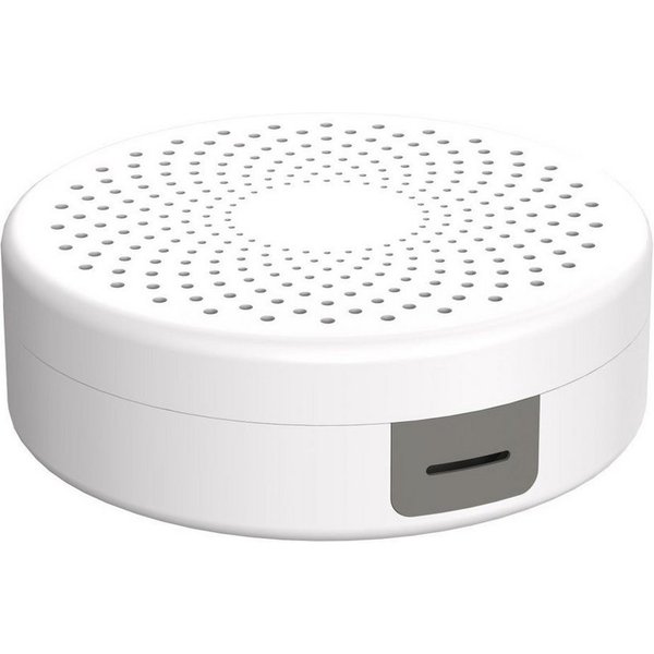 Hama Kabelbox Kabelbox rund mit Kabelführung, Wandmontage, 18,0 x 5,5 cm, Weiß