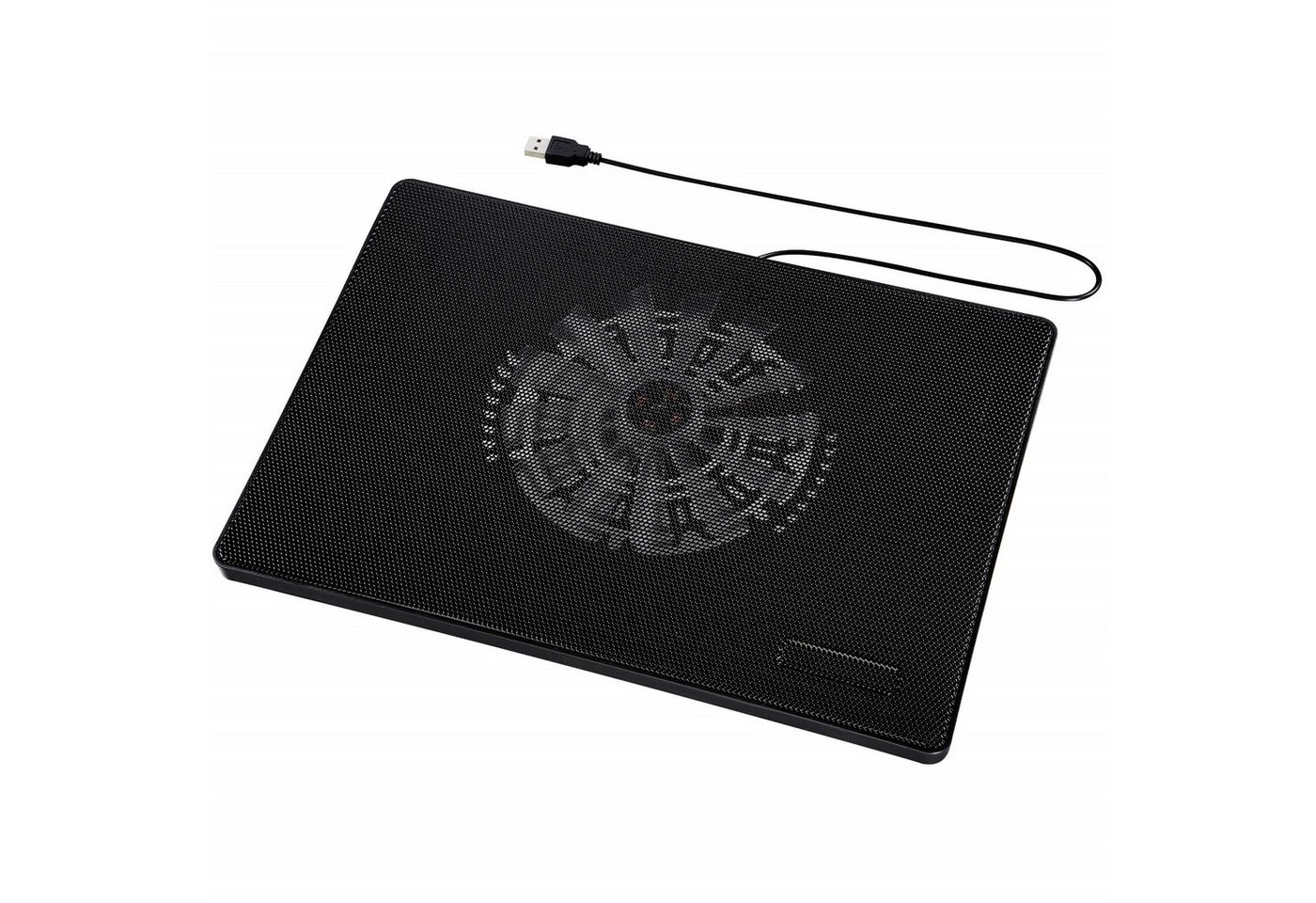 Hama Laptop-Ständer USB Notebook-Kühler Slim Lüfter Cooler, (Kühlpad 13" 13,3" 13,5" 14" 15" 15,6" Laptop Ständer Stand LED Rot) – Bild 5 von 5