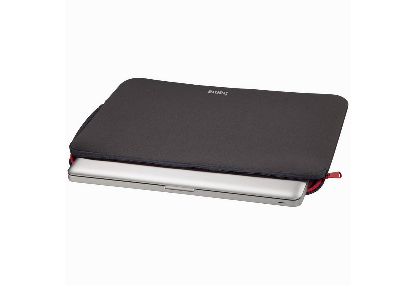 Hama Laptoptasche Notebook-Sleeve Neoprene 11,6" bis 13" Grau, Business Schutz-Hülle Laptop-Tasche Case für 11,6" 12" 12,6" 13" Zoll – Bild 2 von 3