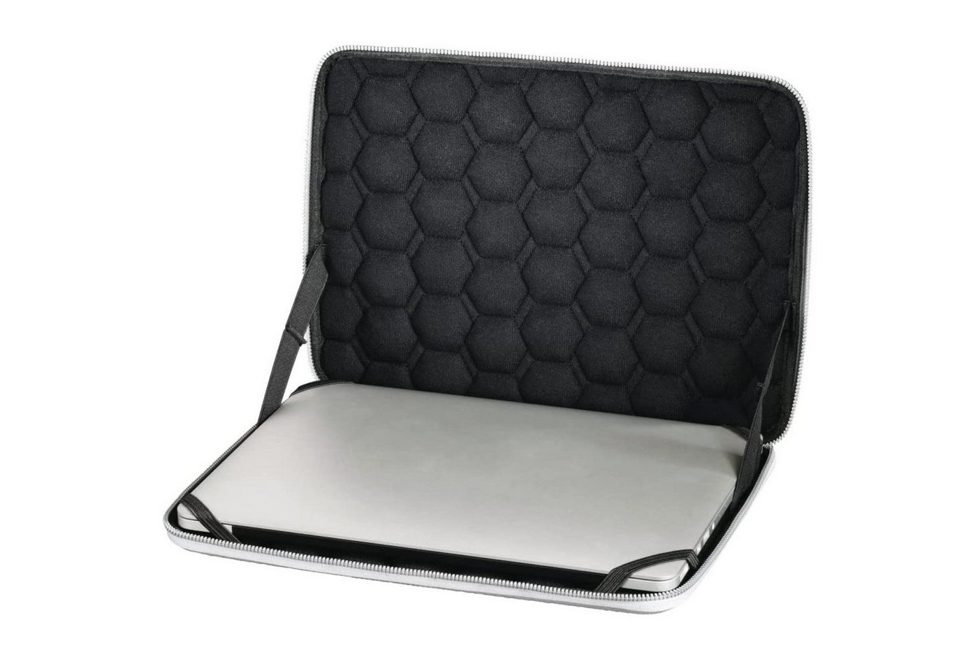 Hama Laptoptasche Notebook-Tasche Hardcase Protection 14" Grau, 14,1" 15" Zoll Notebook-Fach Laptop Stoßfest Case Bag Business Hülle – Bild 2 von 5