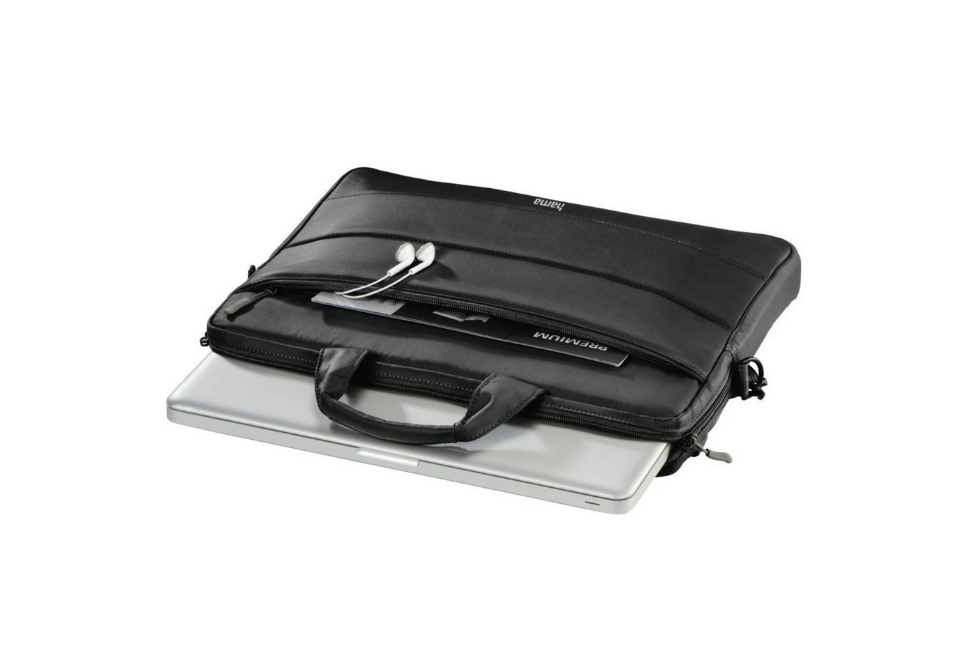 Hama Laptoptasche Notebook-Tasche Schutz-Hülle 13,3" bis 14,9" Toronto (Notebook-Tasche), Cover Laptop-Case für 13" 13,3" 13,5" 14" 14,1" 14,2" 14,5" 14,9" Zoll – Bild 4 von 4