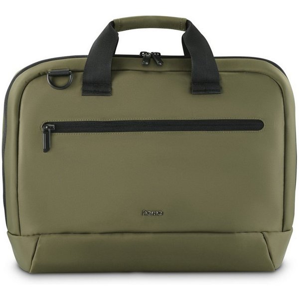 Hama Laptoptasche Ultra Lightweight, 34-36 cm (13,3"-14,1), Oliv (2-tlg)