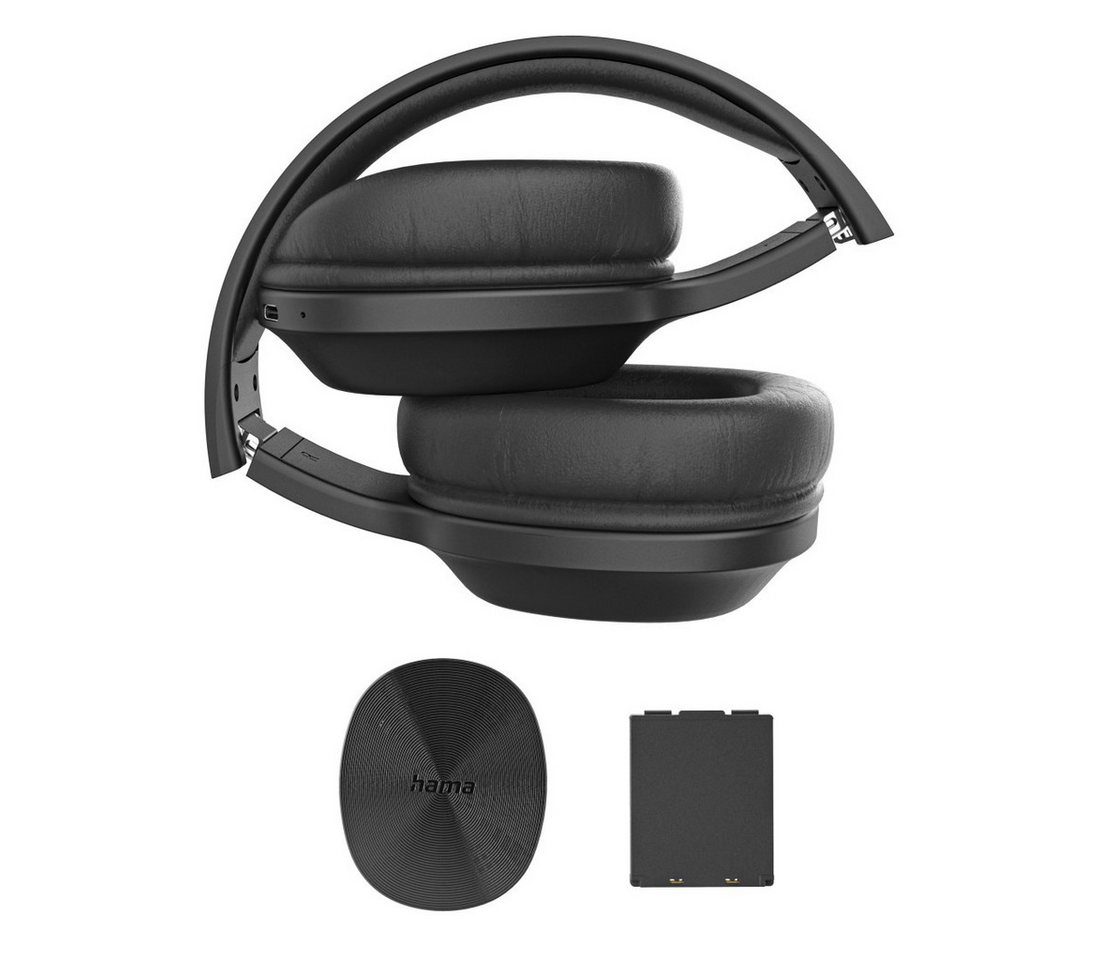 Hama Over-Ear-Kopfhörer Bluetooth (faltbar, Bass Boost, 60h Akku, kabellos) Over-Ear-Kopfhörer (Energiesparmodus, Freisprechfunktion, Geräuschisolierung, Google – Bild 5 von 5