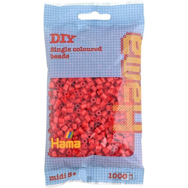Hama Perlen Bügelperlen Hama Beutel mit 1000 Midi-Bügelperlen