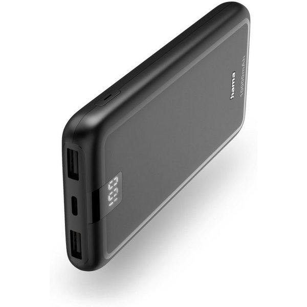 Hama Powerbank, 10000 mAh, 3 Ausgänge: 1x USB-C, 2x USB-A Powerbank 10000 mAh