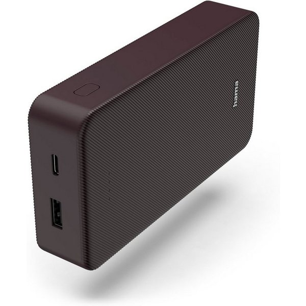 Hama Powerbank 20000mAh, 2 Ausgänge: USB-C, USB-A Powerbank 20000 mAh (3,7 V)