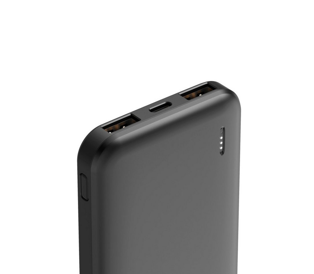 Hama Powerbank 5000mAh, 1x USB-C, 2x USB-A, Anthrazit, akkuschonend Laden Powerbank 5000 mAh – Bild 4 von 5