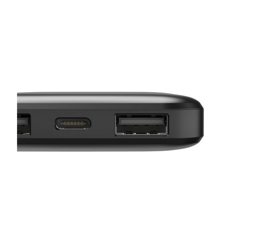 Hama Powerbank 5000mAh, 1x USB-C, 2x USB-A, Anthrazit, akkuschonend Laden Powerbank 5000 mAh – Bild 5 von 5