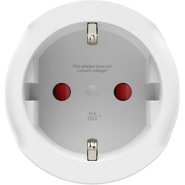 Hama Reiseadapter Typ G, 3-polig, England, UK, weiß, mit Schutzkontakt Reiseadapter